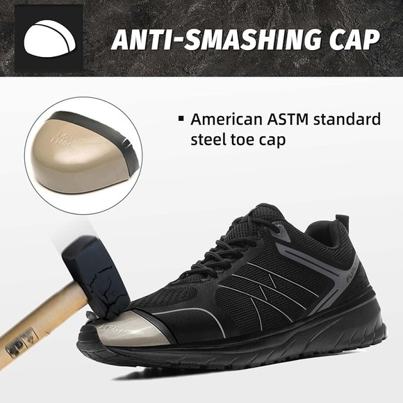 Furuian Women’s Steel Toe Shoes - Picture 3 of 3